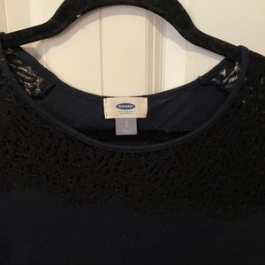 Navy Blue Tunic Blouse